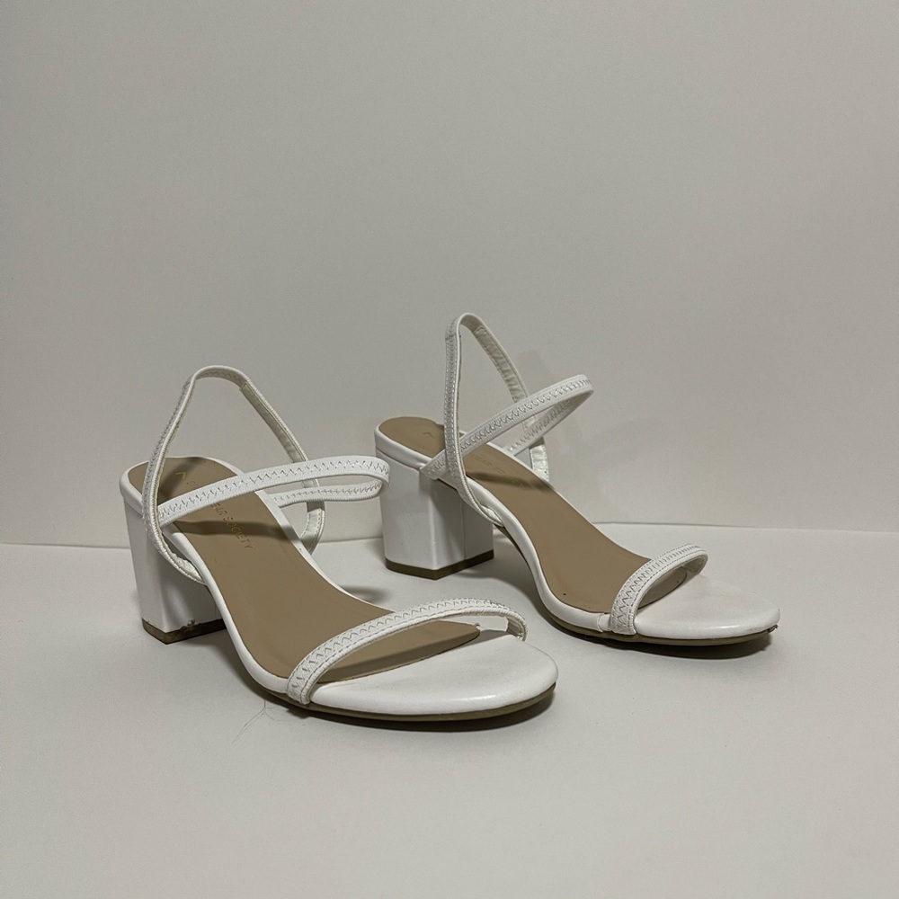 White Strappy Sandals